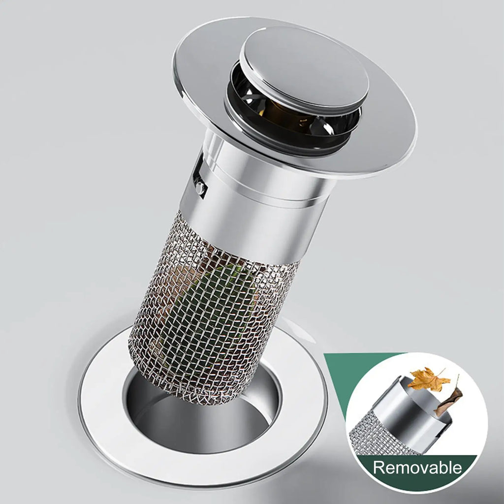 Sink Stopper Hair Catcher Anti-Clogging Replacement Drain Strainer for Sink Kitchen Draining Plug for Home Apartment Dormitory Oasis Select