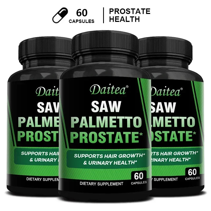 Saw Palmetto Berry Extract Capsules – Hair & Hormone Support