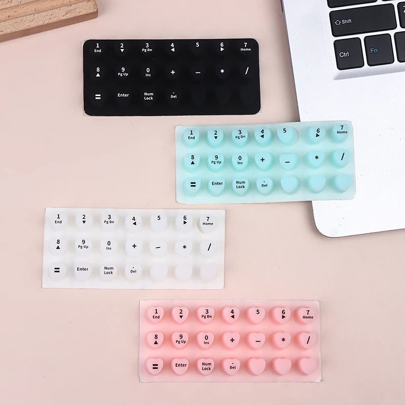 70/21pcs Raised Adhesive Keyboard Stickers For Long Nail Art Keyboard Bubbles Self-for Long Nails Silicone Typing Keycaps Oasis Select