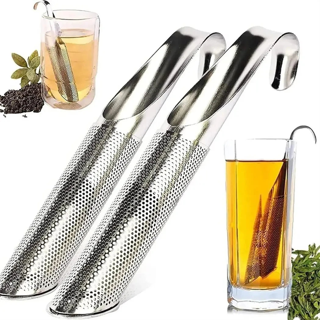 Stainless Steel Tea Infuser Wand | Loose Leaf & Coffee Strainer
