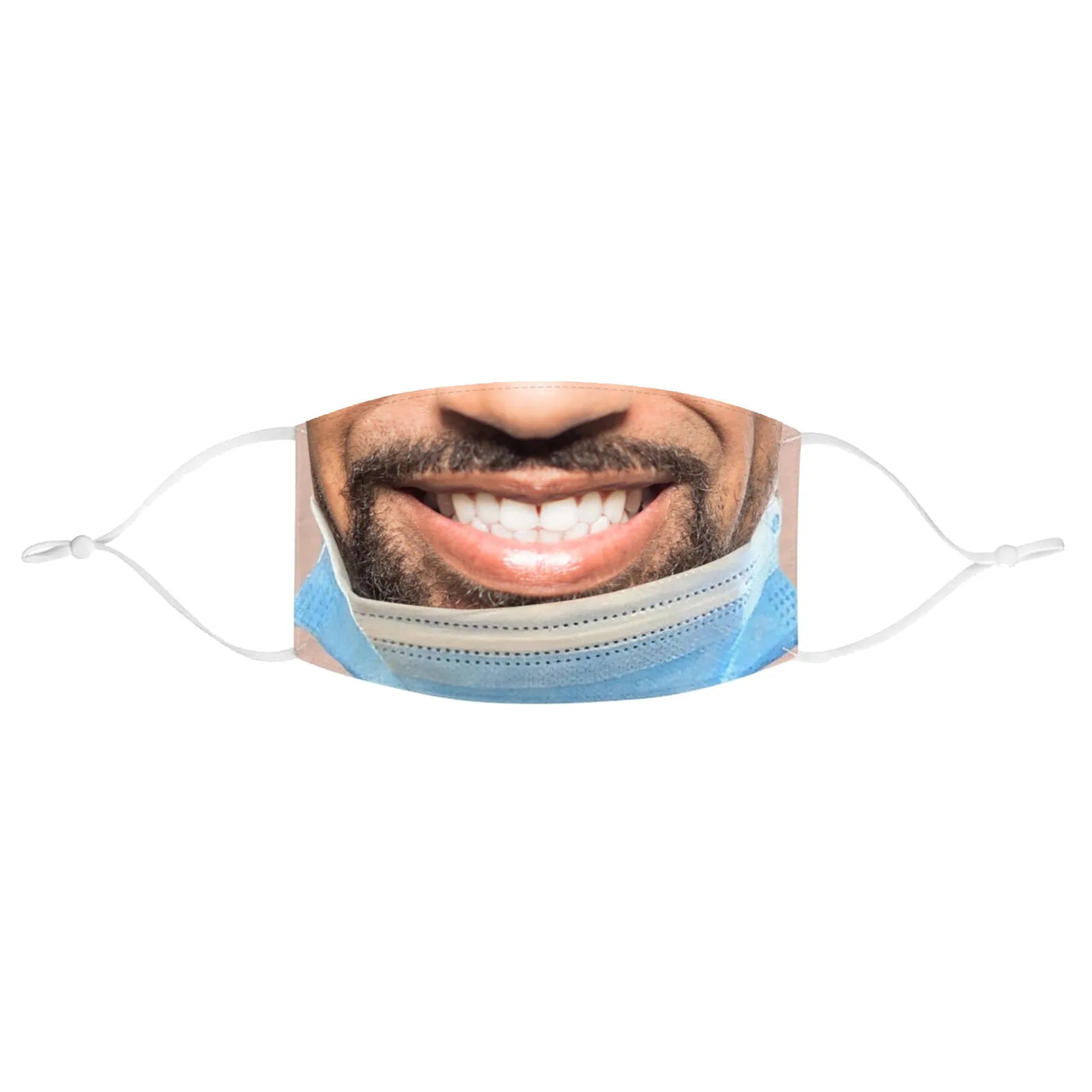 Adult Funny Mouth Mask Funny Cloth Face Masks Mascarillas Cosplay Accessories Washable Reusable Anti-dust Protection Mask Oasis Select LIGHT GRAY