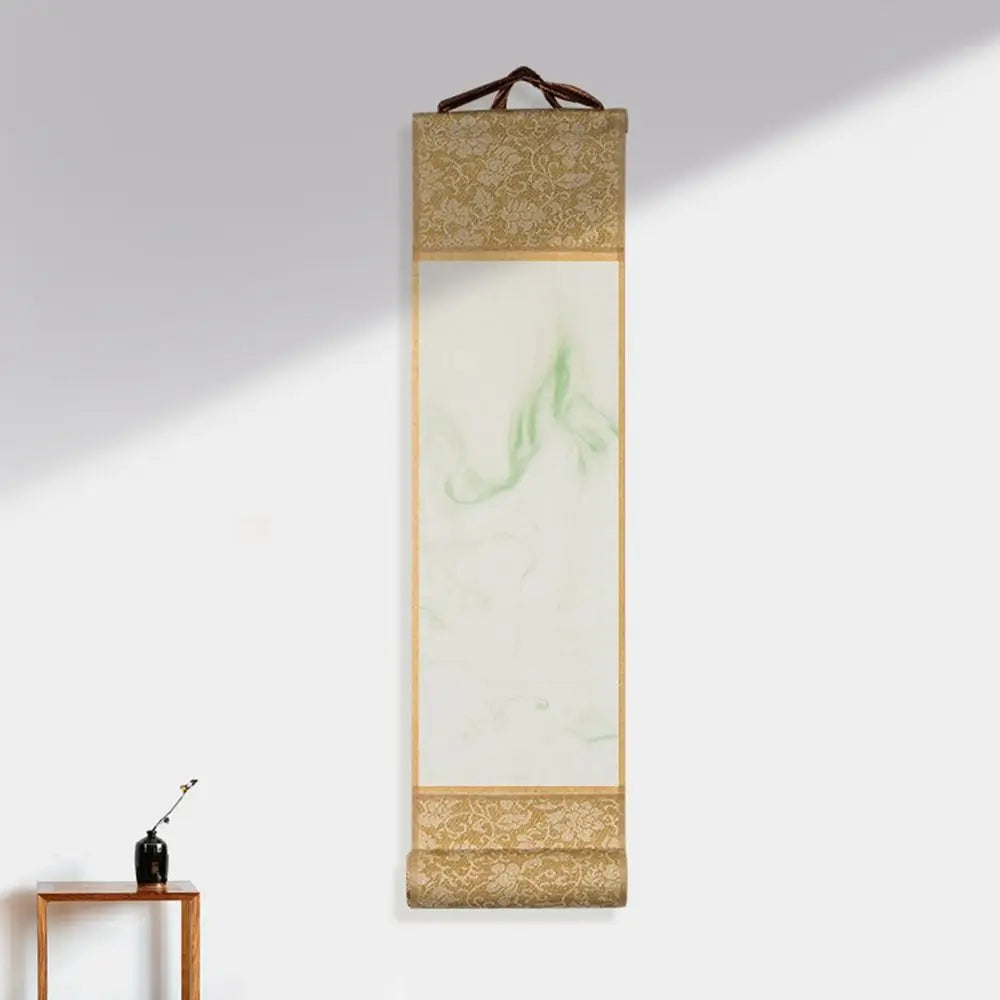 Self-made Gifts Art Supplies Painting Drawing Paper Gilded Rice Paper Scroll Blank Hanging Scroll Mini Batik Trumpet Scroll Oasis Select 09
