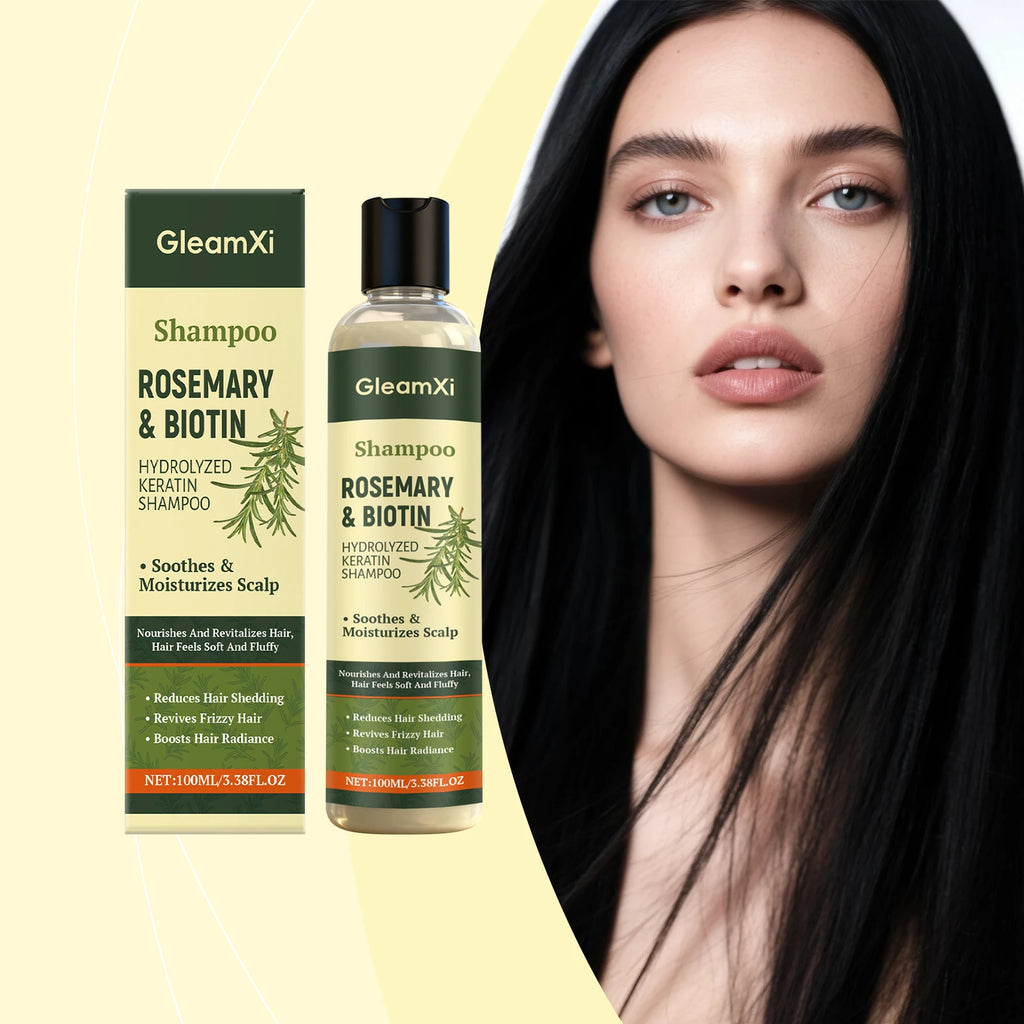 Gleamxi Rosemary Biotin Shampoo – Hair Growth & Anti Hair Loss Hair Growth Shampoo Oasis Select