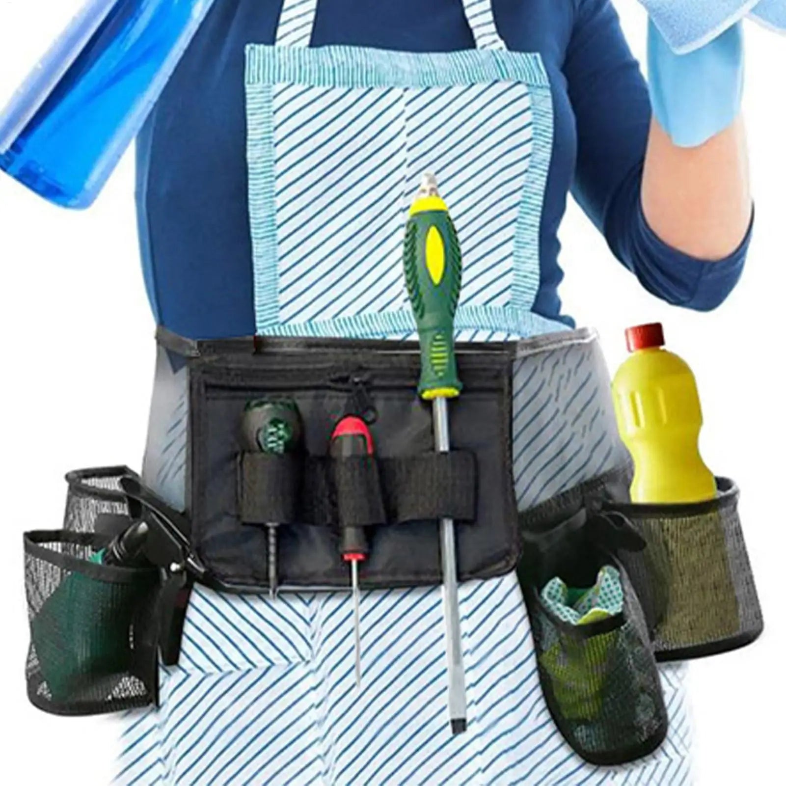 Waist Tool Belt Tool Fanny Pack Women Garden Tool Belt With Pockets Caddy For Cleaning Products Adjustable Waist Belt For Men Oasis Select