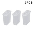 2 In 1 Multi-Purpose Camping Seasoning Shaker With Lid 2-Compartment Salt Pepper Spice Jar For Outdoor BBQ Cooking Storage Box Oasis Select 2pcs