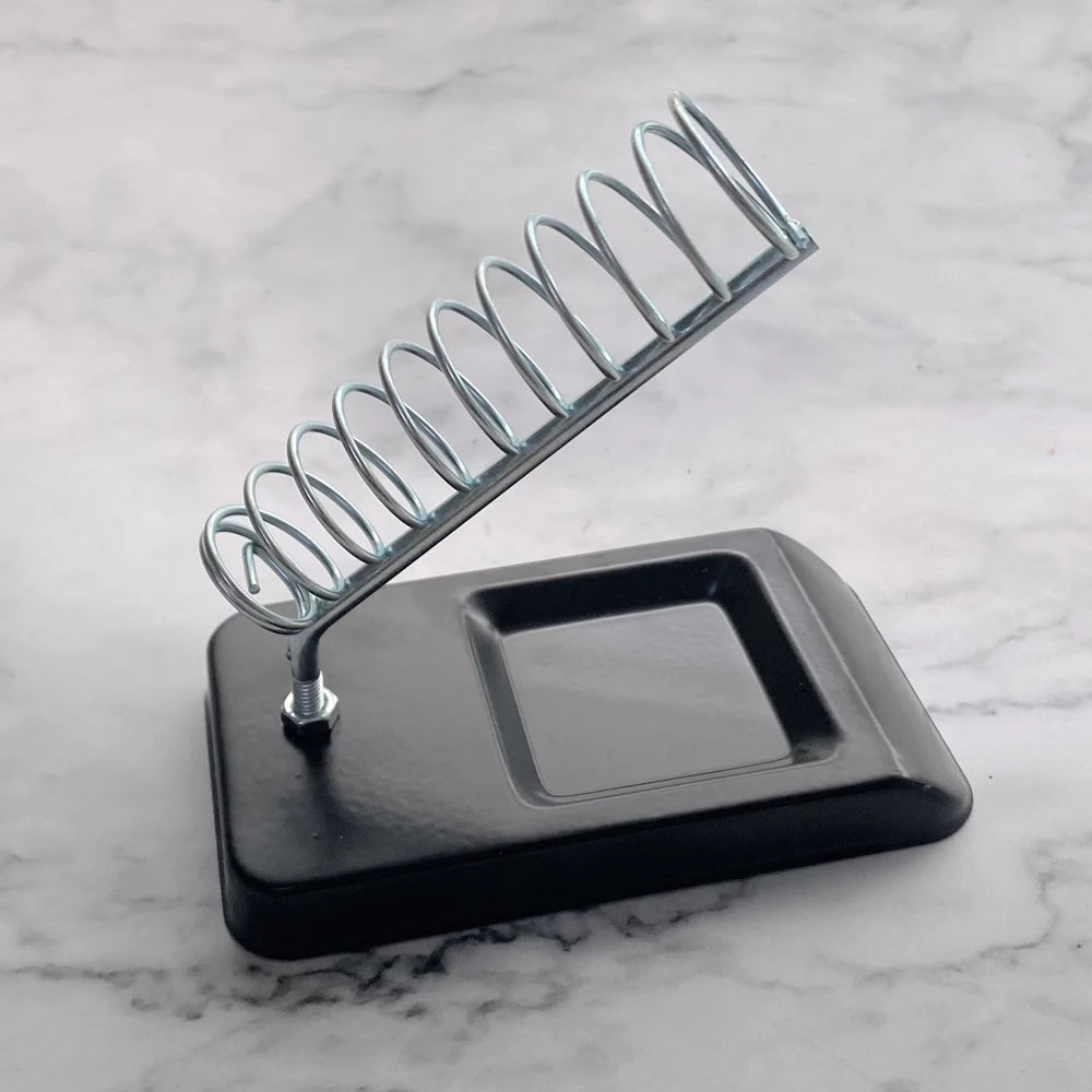 Soldering Iron Stand Portable Holder Soldering Tin Stand with Welding Cleaning Sponge Electric Soldering Iron Accessories Oasis Select