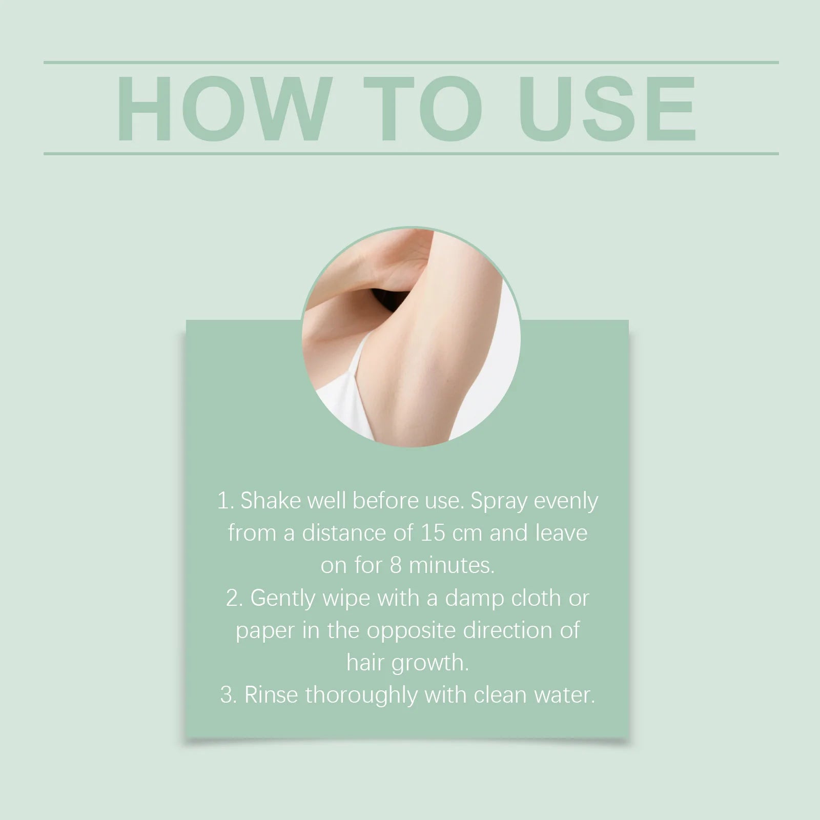 Hair Removal Cream Epilator Mousse Health Painless Growth Inhibitor Body Care For Armpit Chest Multiple Areas Fast No Bad Smell Oasis Select