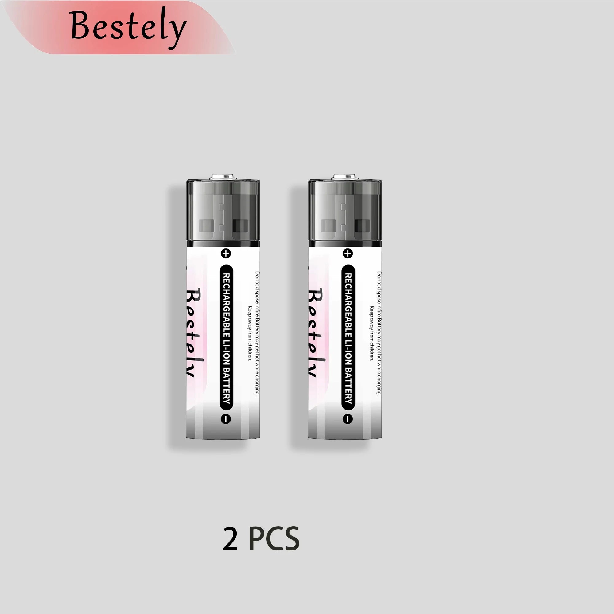 2025 New 1.5v Rechargeable Lithium AA Battery, High capacity 5800mAh USB Li-ion AA Battery,1.5h fast charging and long lasting Oasis Select 2 pcs Batteries