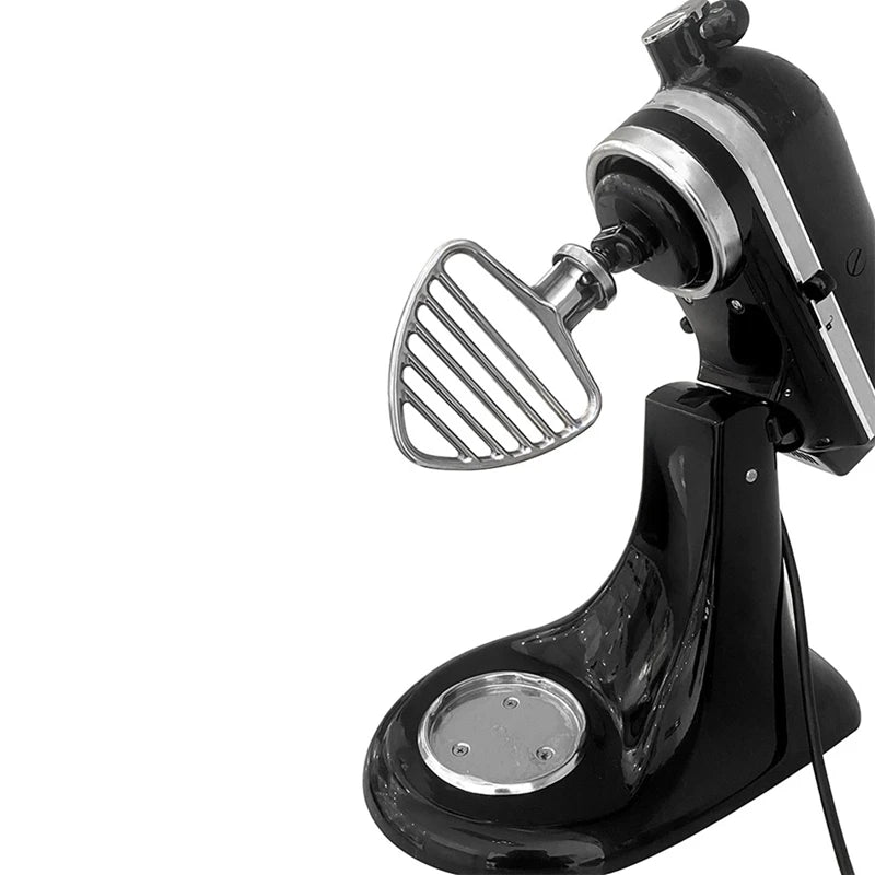 For Kitchenaid 4.5-5QT Tilt Head Stand Mixer Pastry Beater & Secure Fit Pouring Shield Attachment Stainless Flat Beater, Durable Oasis Select