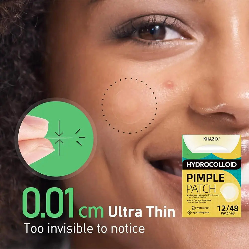 Invisible Hydrocolloid Pimple Patches – 12/24 Count Acne Dots Acne Pimple Patches Oasis Select