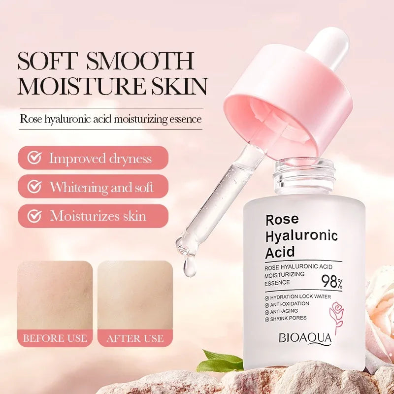 BIOAQUA Rose Hyaluronic Acid Facial Essence 30ml