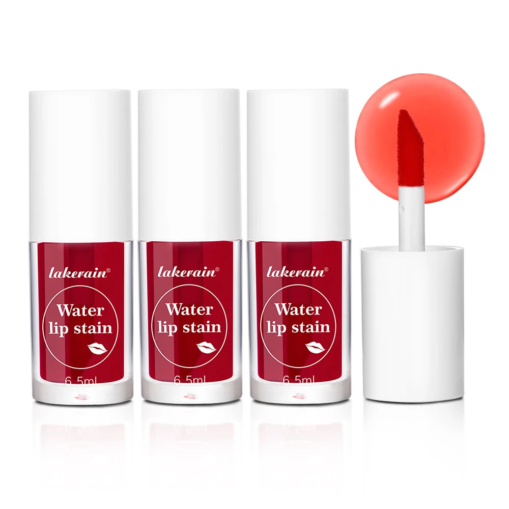 Lakerian Water Lip Stain Moisturizing Lip Glaze Long Lasting Lip Ink Face Lip Dual Purpose Waterproof Liquid Cosmetics Makeup Oasis Select 1x3 piece