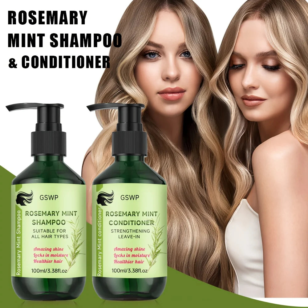 GSWP Rosemary & Mint Strengthening Shampoo & Conditioner Set