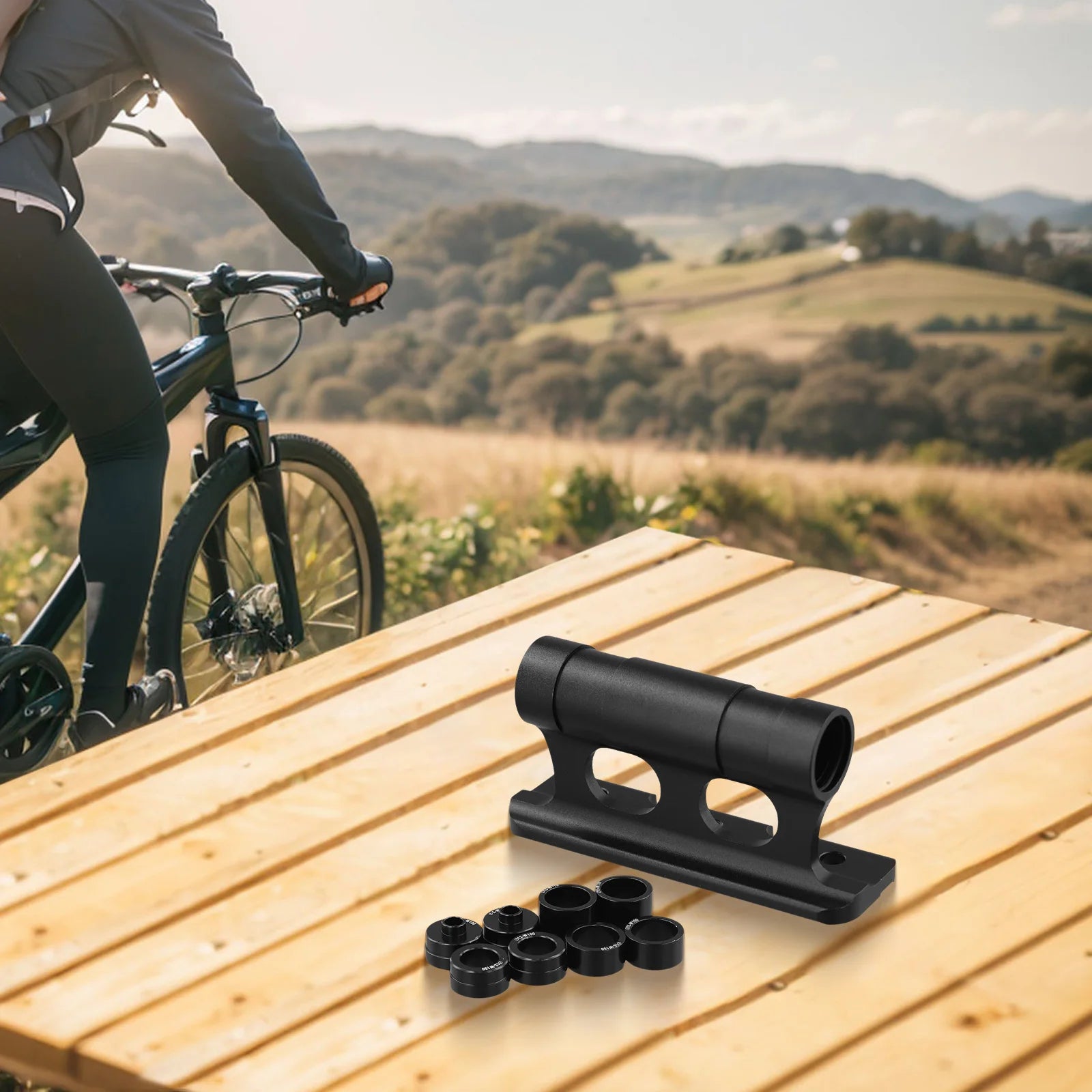 Bike Fork Mount Car Roof Rack Support Quick Release Thru Axle Carrier Road Bicycle Front Fork Block Stand Holder MTB Accessories Oasis Select