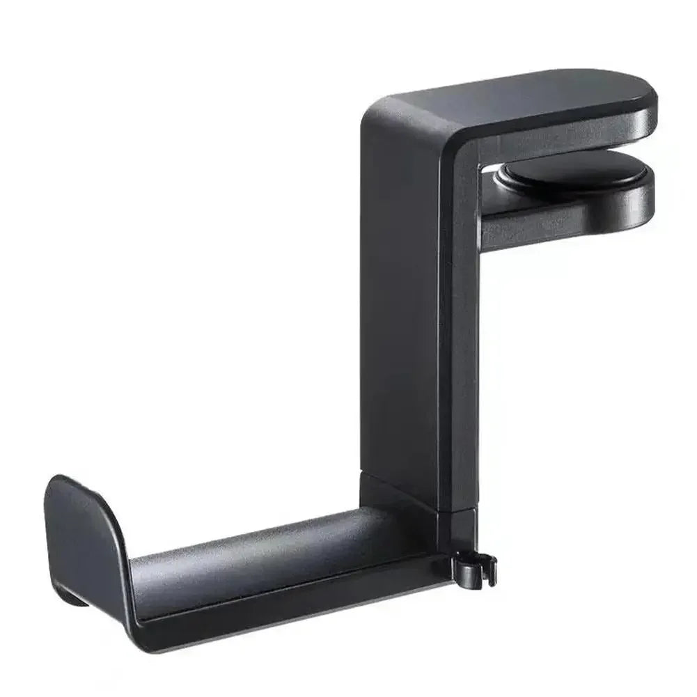 PC Gaming Headphone Stand Headset Hook Holder, Hanger Mount With Adjustable 360° Rotating Arm Clamp, Desk Mount Universal Bag Oasis Select black 1PC