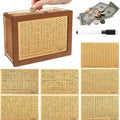 Money Box with Counter Money Box Children's Gifts Wooden Crafts Oasis Select Euro 17x12.5x6.5cm