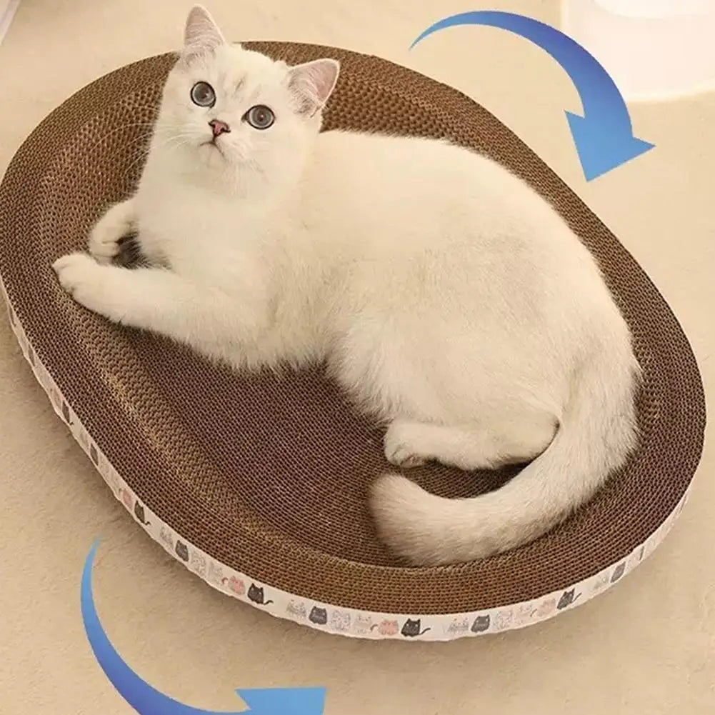 Corrugated Cat Scratcher Cat Scrapers Cat Scratching Board Corrugated Cardboard Grinding Nails Interactive Protecting Furniture Oasis Select