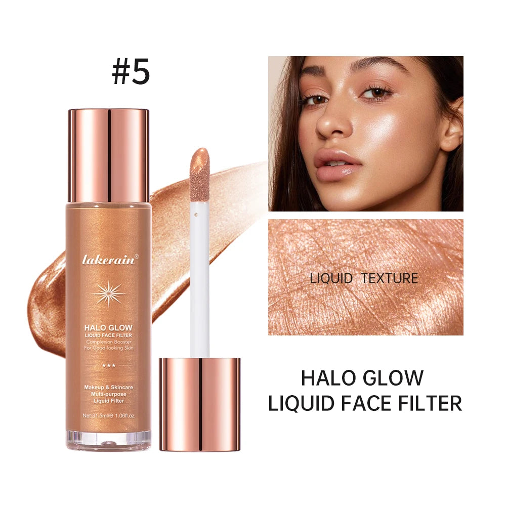 Halo Glow Liquid Face Filter | Highlighter & Complexion Booster