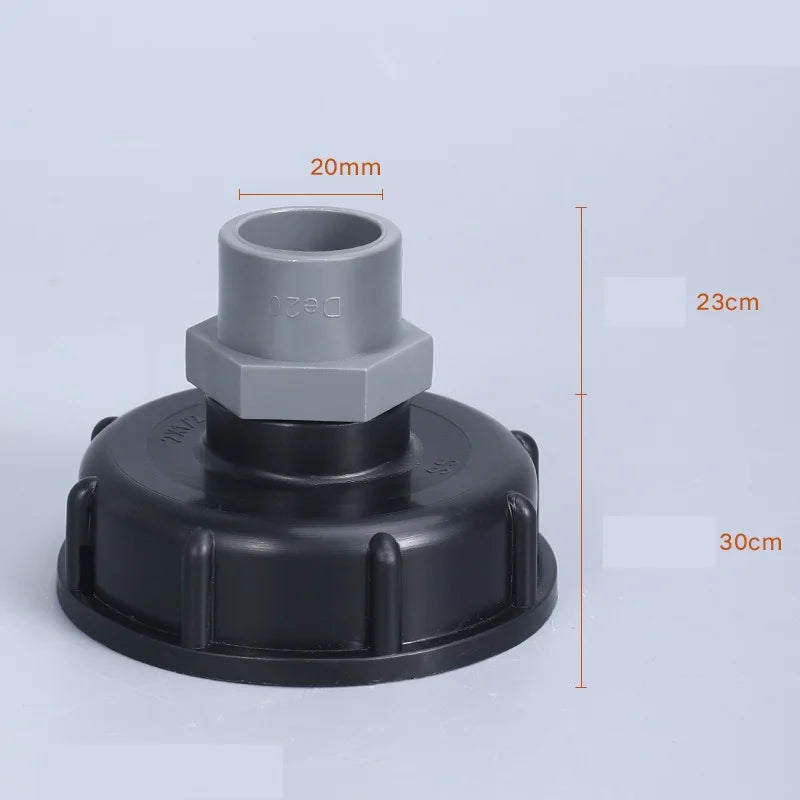 Ton Drum Accessories Valve Conversion Joints PVC Ball Valves Water Supply Pipe Sockets Hose Switches 4/ 6 Points 1-inch 2-inch Oasis Select 20mm