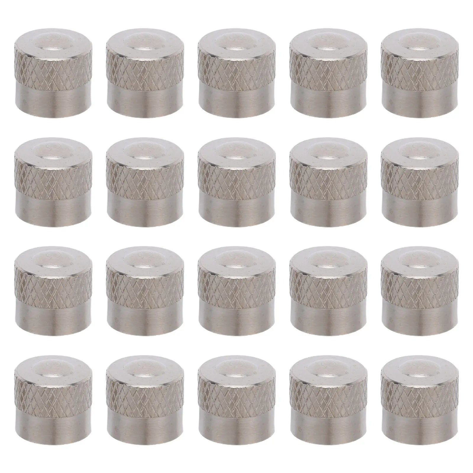 20Pcs Car Tyre Valve Caps Copper Metal Tire Valve Stem Caps 8Mm Dust Proof Universal for Cars Bicycles Motorcycles Trucks Oasis Select