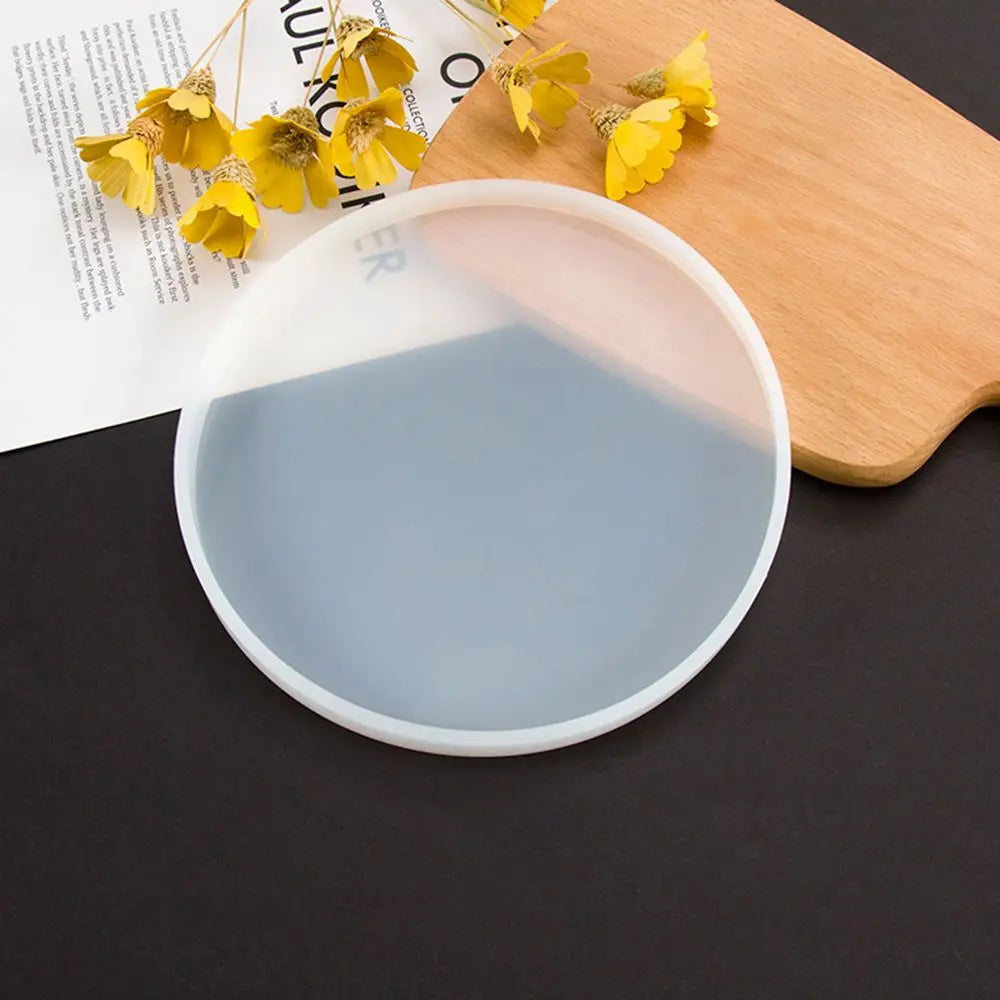 Silicone Mold Round Petri Dish Round Coaster Epoxy Resin Art Supplies Make Your Own Coaster Resin Molds Transparent Fluid Arts Oasis Select