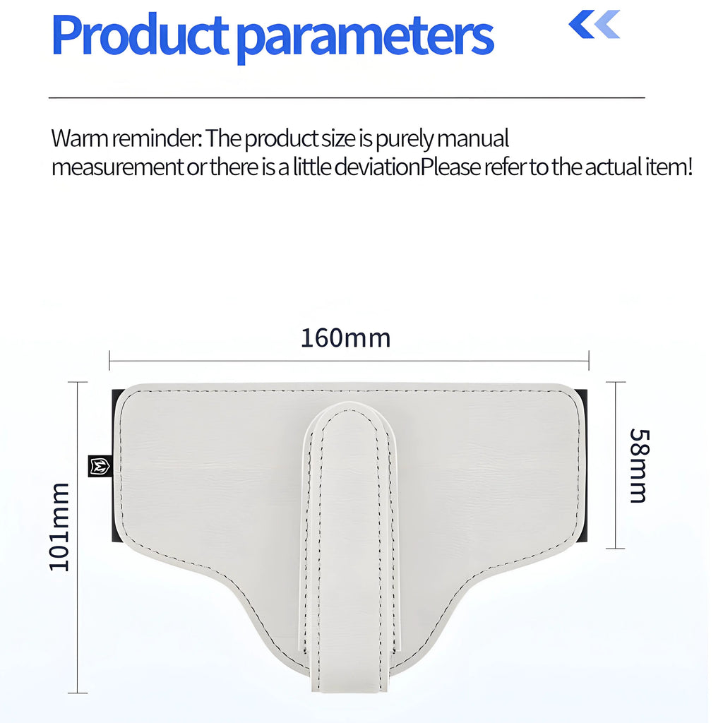 PU Leather Car Seat Belt Adjuster Clip & Fixing Holder