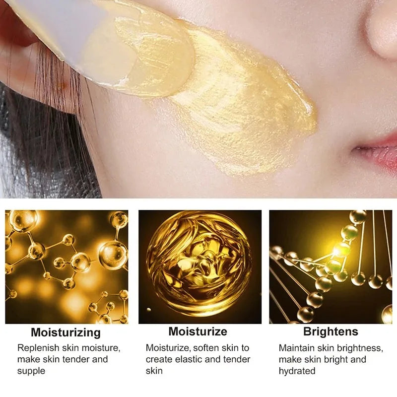 24K Gold Sleeping Mask 120g – Firming & Brightening Night Cream