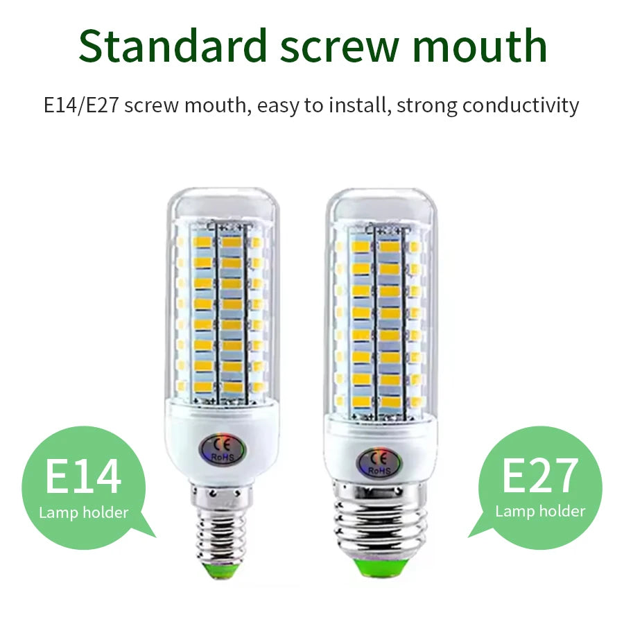 E27 E14 LED Corn Bulb 220V 5730 SMD – Energy Saving 50,000Hr LED Corn Bulb Oasis Select