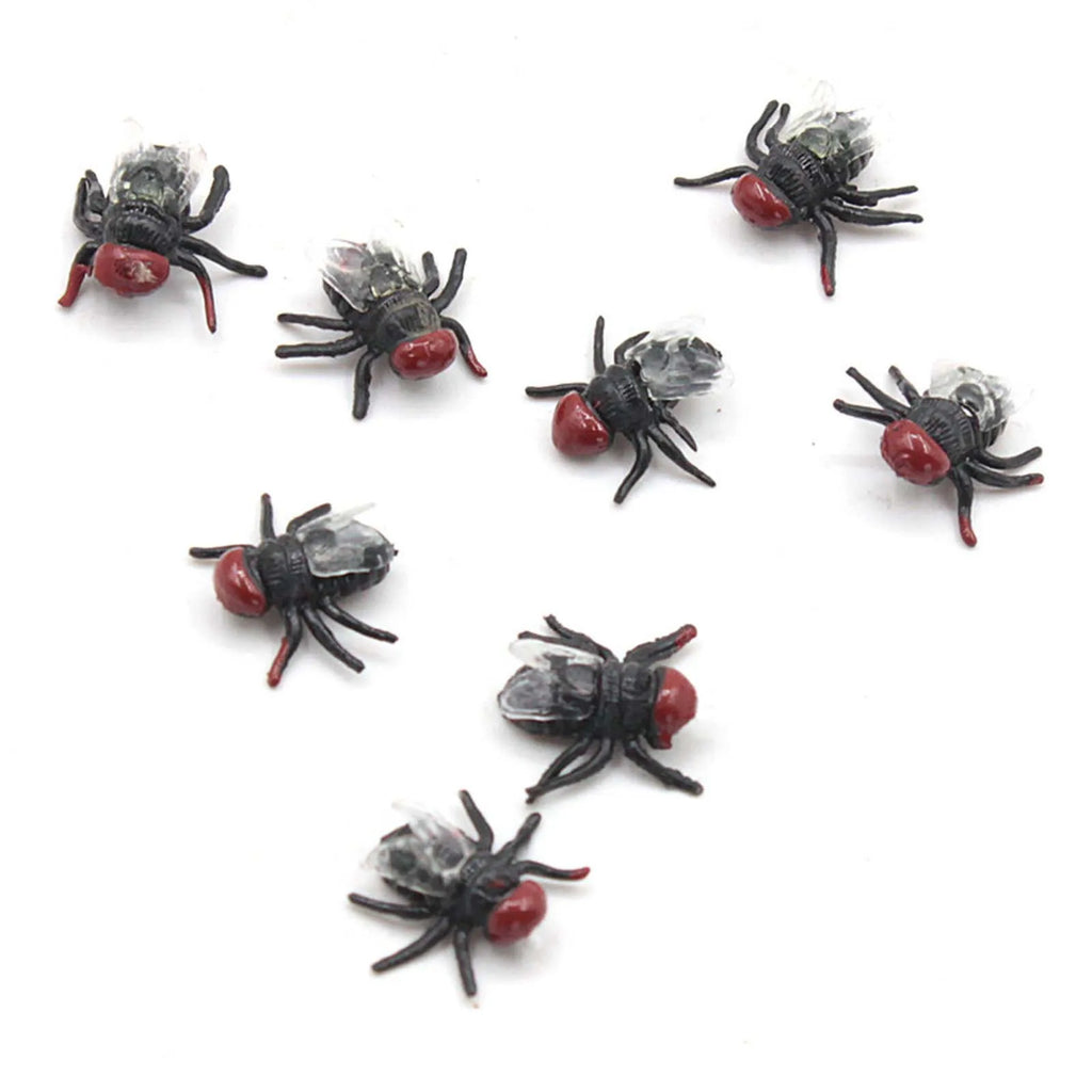 10-Pack Fake Fly Prank Toys – Realistic Plastic Joke Props Novelty Prank Toys Oasis Select