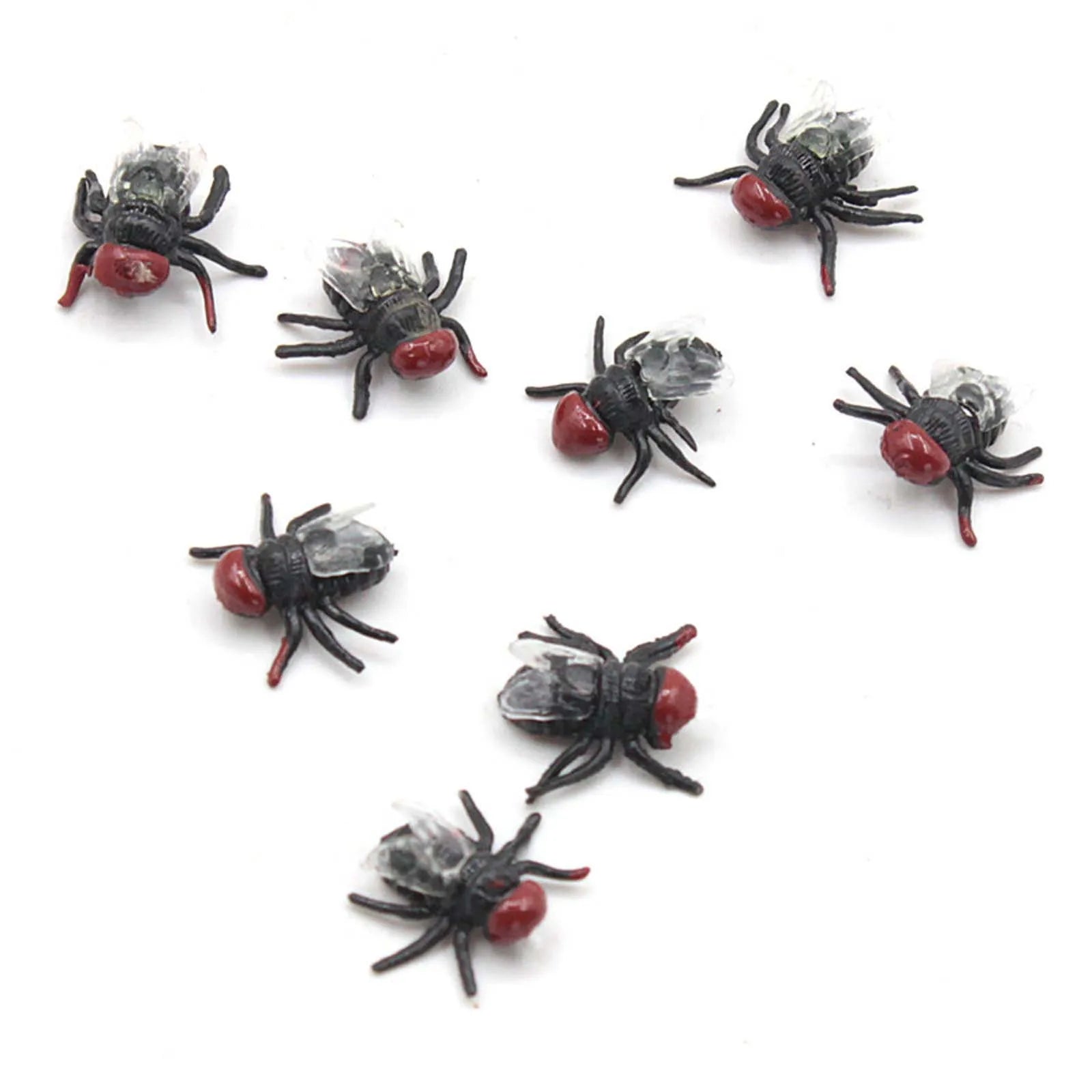 10-Pack Fake Fly Prank Toys – Realistic Plastic Joke Props Novelty Prank Toys Oasis Select