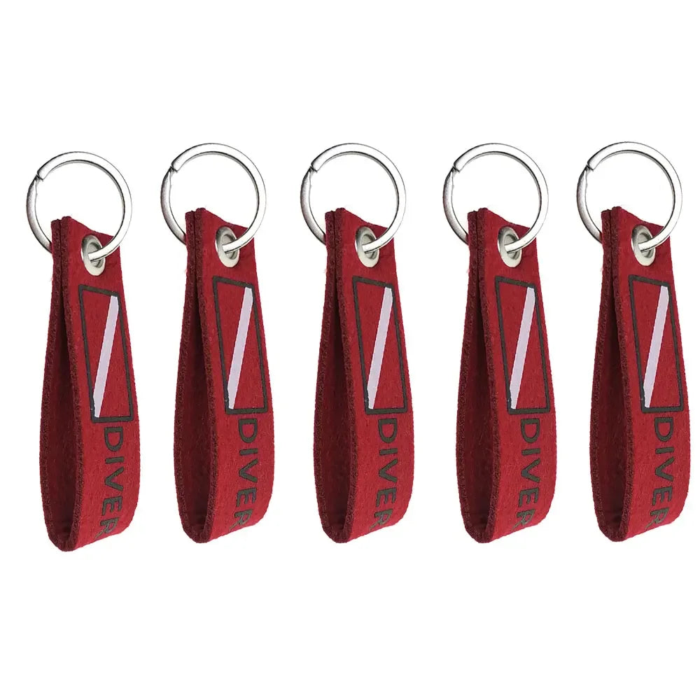Diver Bag Luggage Tag With Key Ring Key Fobs Travel Scuba Diving backpack Bag Flag Keyring key chain Oasis Select 5 piece Type 2
