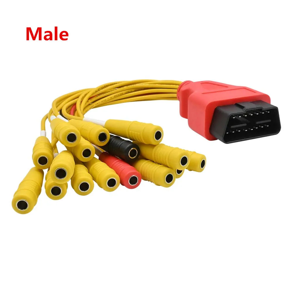 OBD2 16-Pin Jumper Connector Male Female – ECU Diagnosis Tool OBD2 Diagnostic Connector Oasis Select Male