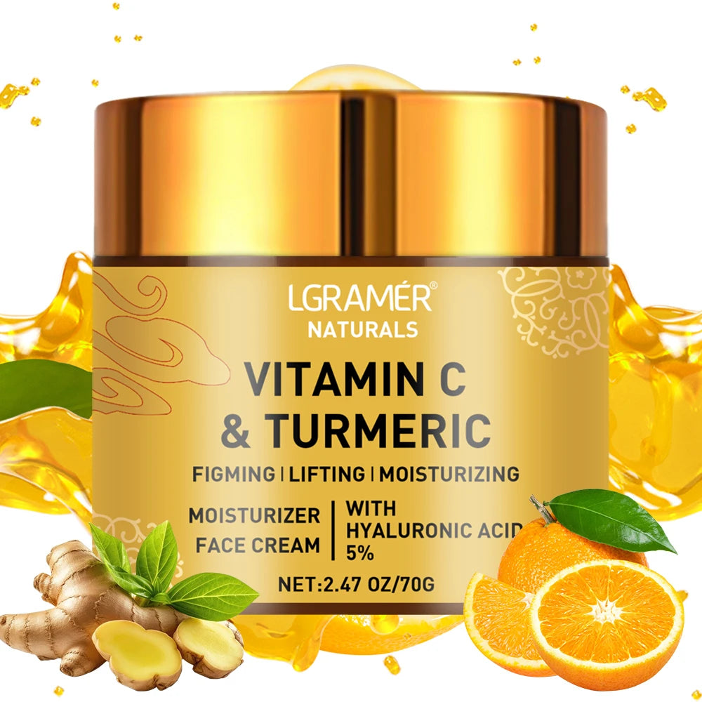 Turmeric Vitamin C Face cream Retinol Moisturizing Firming Hyaluronic Lightening Repairing Smooth Skincare Whitening Creams Oasis Select