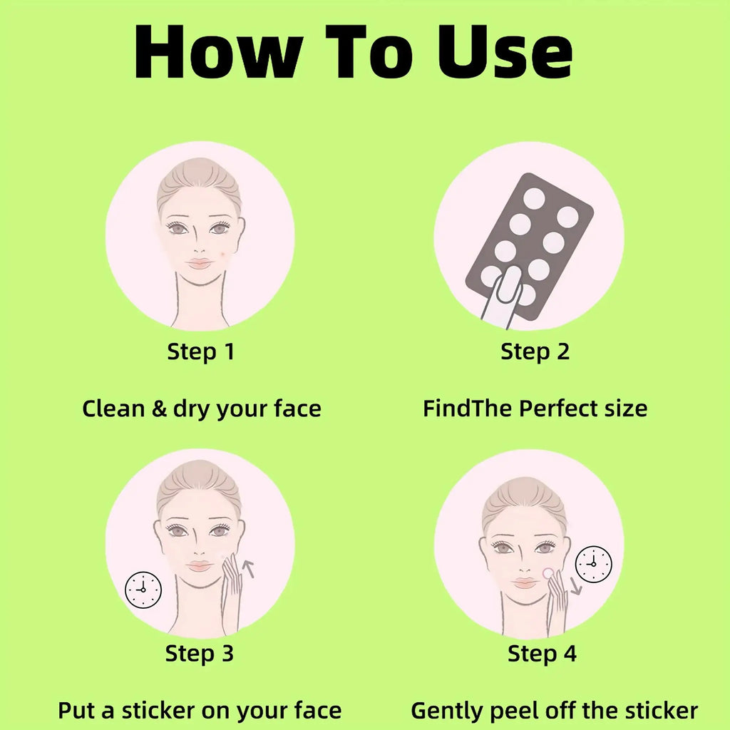 360/720/1080pcs hydrogel acne transparent patch, waterproof, alcohol free, non irritating essential for effective acne removal Oasis Select