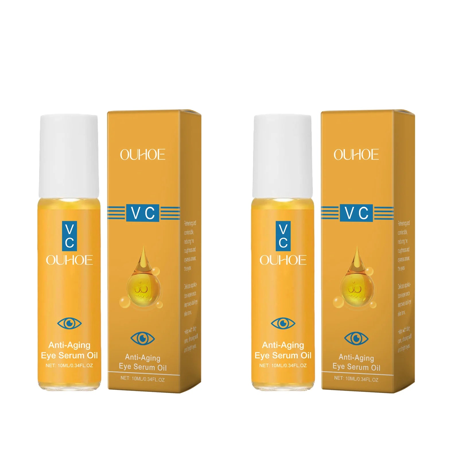 OUHOE Anti-Aging Eye Serum Oil – Dark Circles & Firming Eye Serum Oil Oasis Select 2 x 10ml Boxed