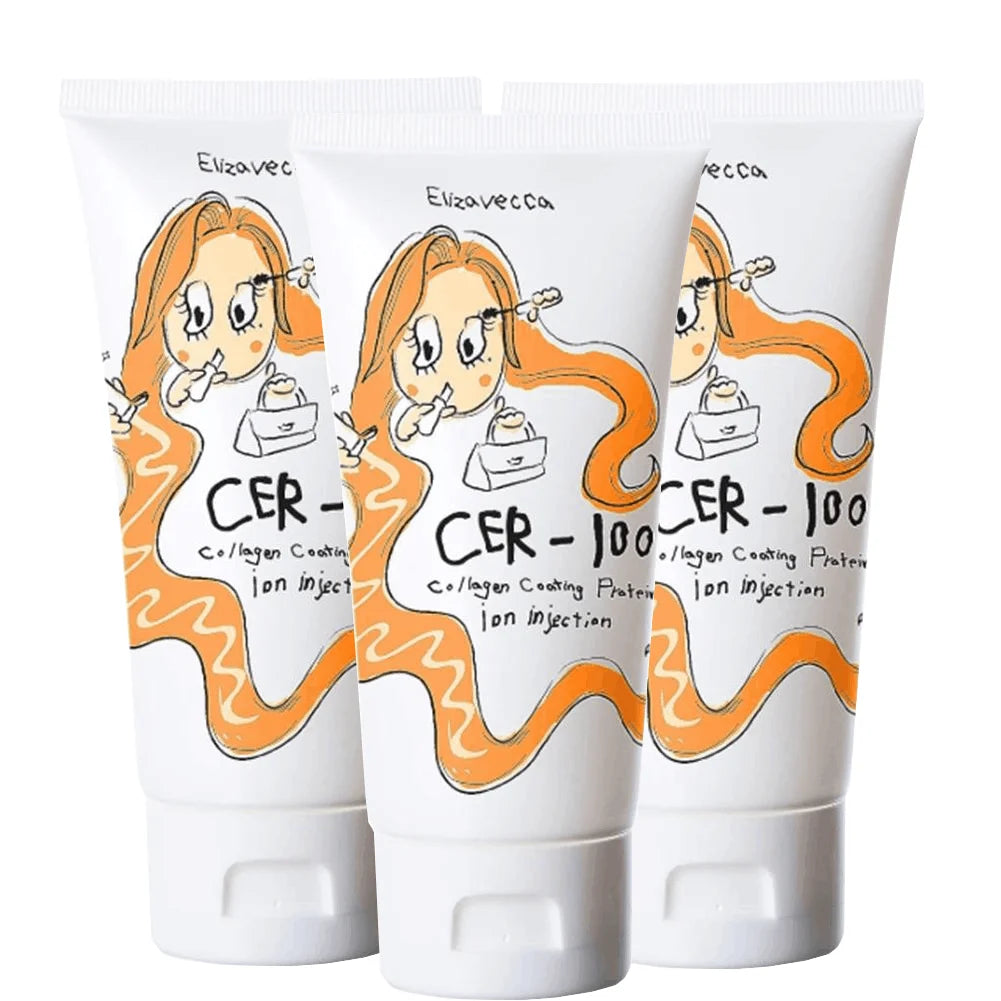 Cer-100 Hair Care - Protein Conditioner Rich in Pig Skin Collagen and Soy Protein Repair Damaged Keratin Hair Conditioner Oasis Select C