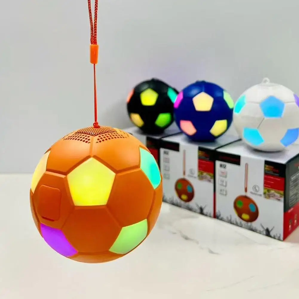 Football-Shaped RGB Bluetooth 5.3 Speaker – 360° Surround