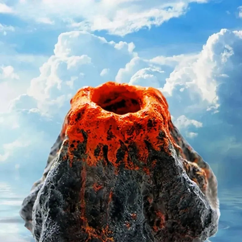 1pcs Fish Tank Landscaping Simulation Volcano Aquarium Accessories Rockery Aerator for Pump Bubble Stone Oxygen Oasis Select