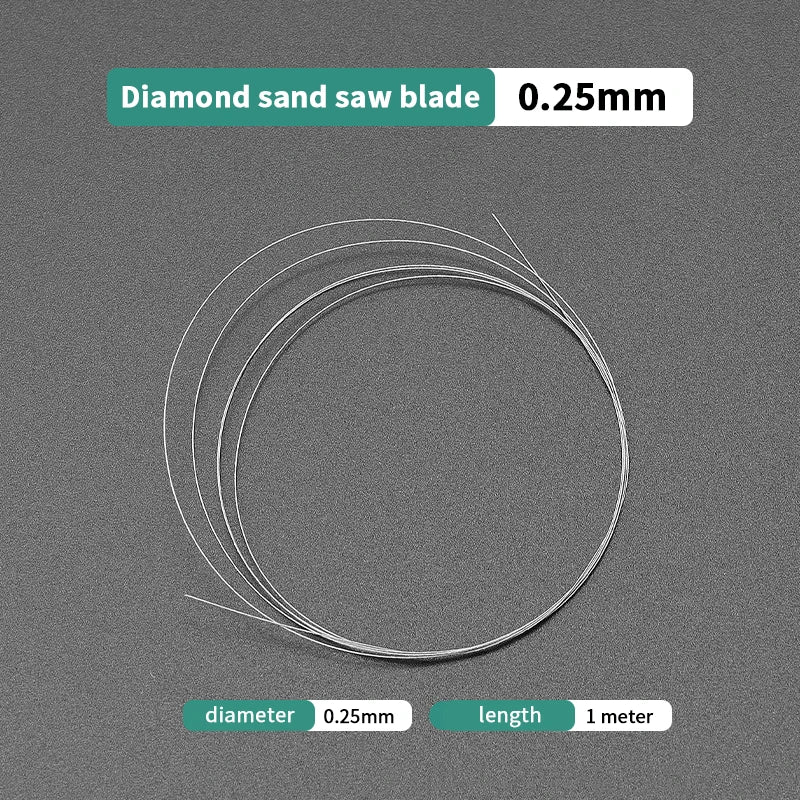 1M Cutting Wire Saw Blades Jade Metal Ceramic Cutting Supplies Hand Saw Blade Diameter 0.1mm-0.5mm Professional Hand Tools Oasis Select A4