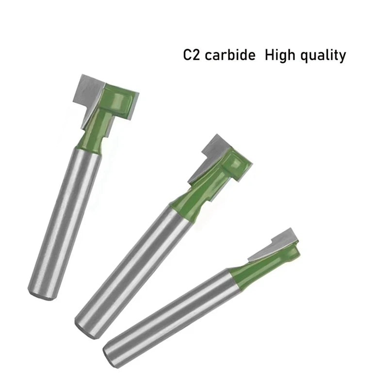 Keyhole Router Bits Set, 6 Pcs Router Bit Set 1/4&5/16&3/8&9/16&1/2&5/8 Inch Blade Diameter Oasis Select