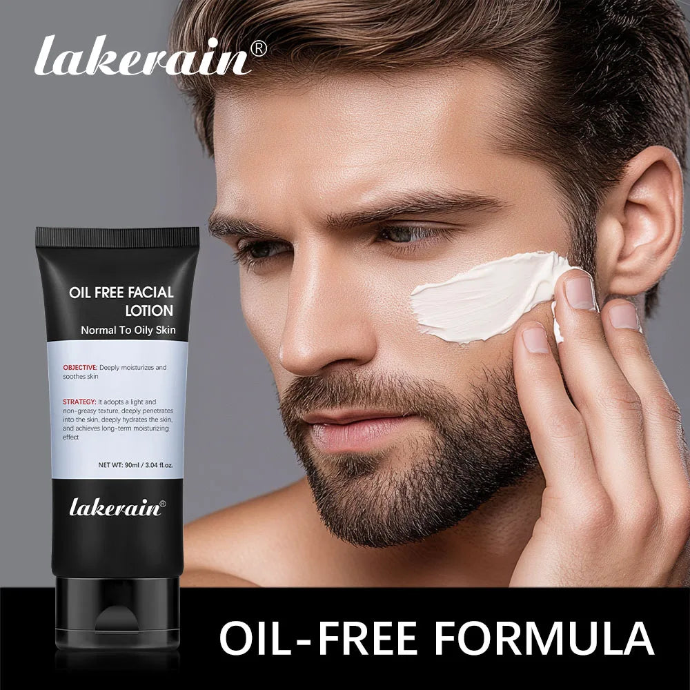 Men’s Hydrating Cream Oil Free Facial Lotion Moisturizer for Normal Oily Skin deeply moisturizing hydrating Skincare Firm skin Oasis Select
