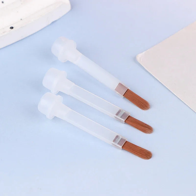 5/10/20Pcs Disposable Nail Polish Brush For 15ml Nail Polish Bottle Replacement Brush Brown Hair Nail Art Brush Applicators Oasis Select