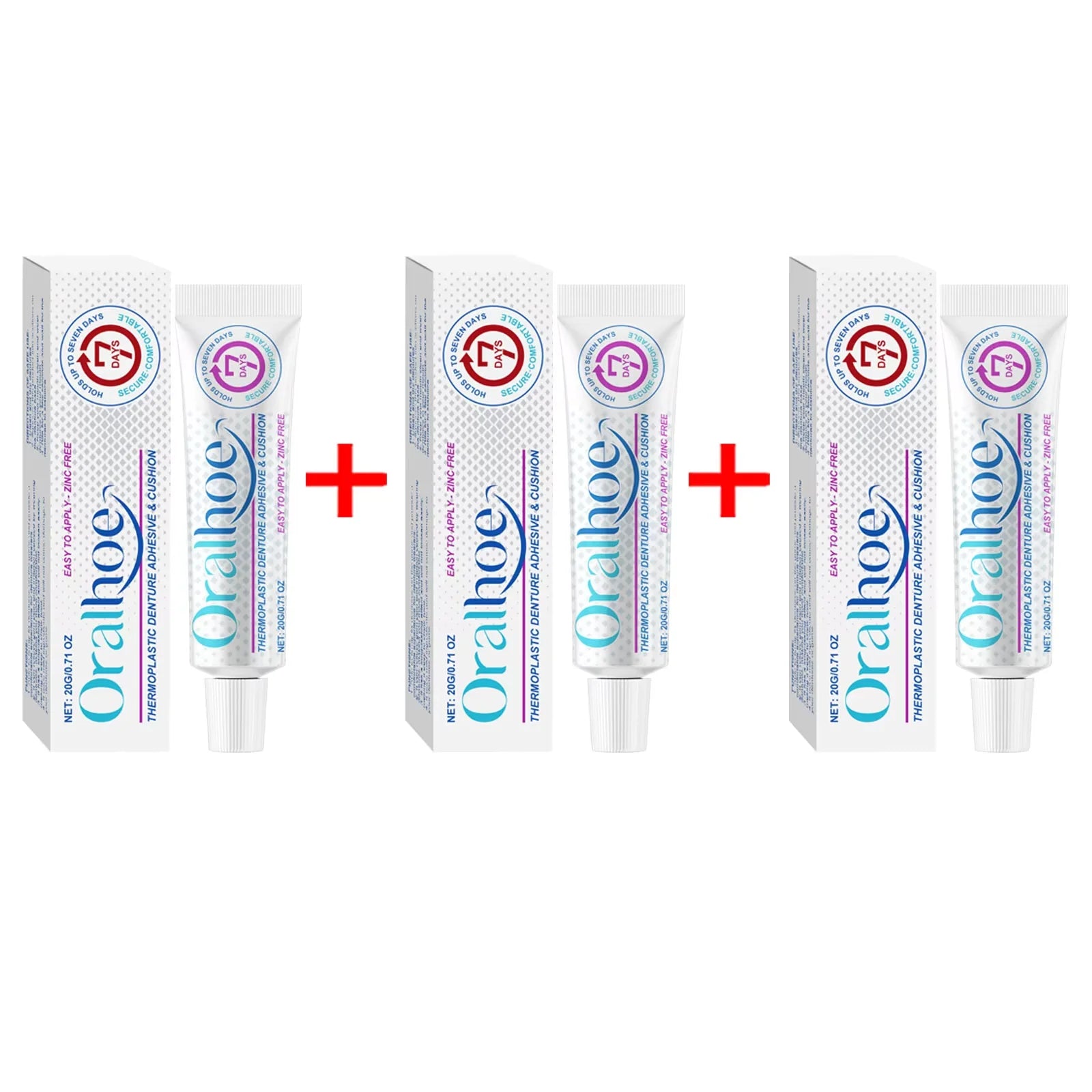 Oralhoe Strong Denture Adhesive Cream – 20g False Teeth Glue Denture Adhesive Cream Oasis Select 60g Boxed China Mainland