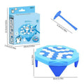 Save Penguin Knocking Ice Toy Ice Breaker Knocking And Disassembling Wall Board Game Novelty family Game Interactive Toy Oasis Select Random