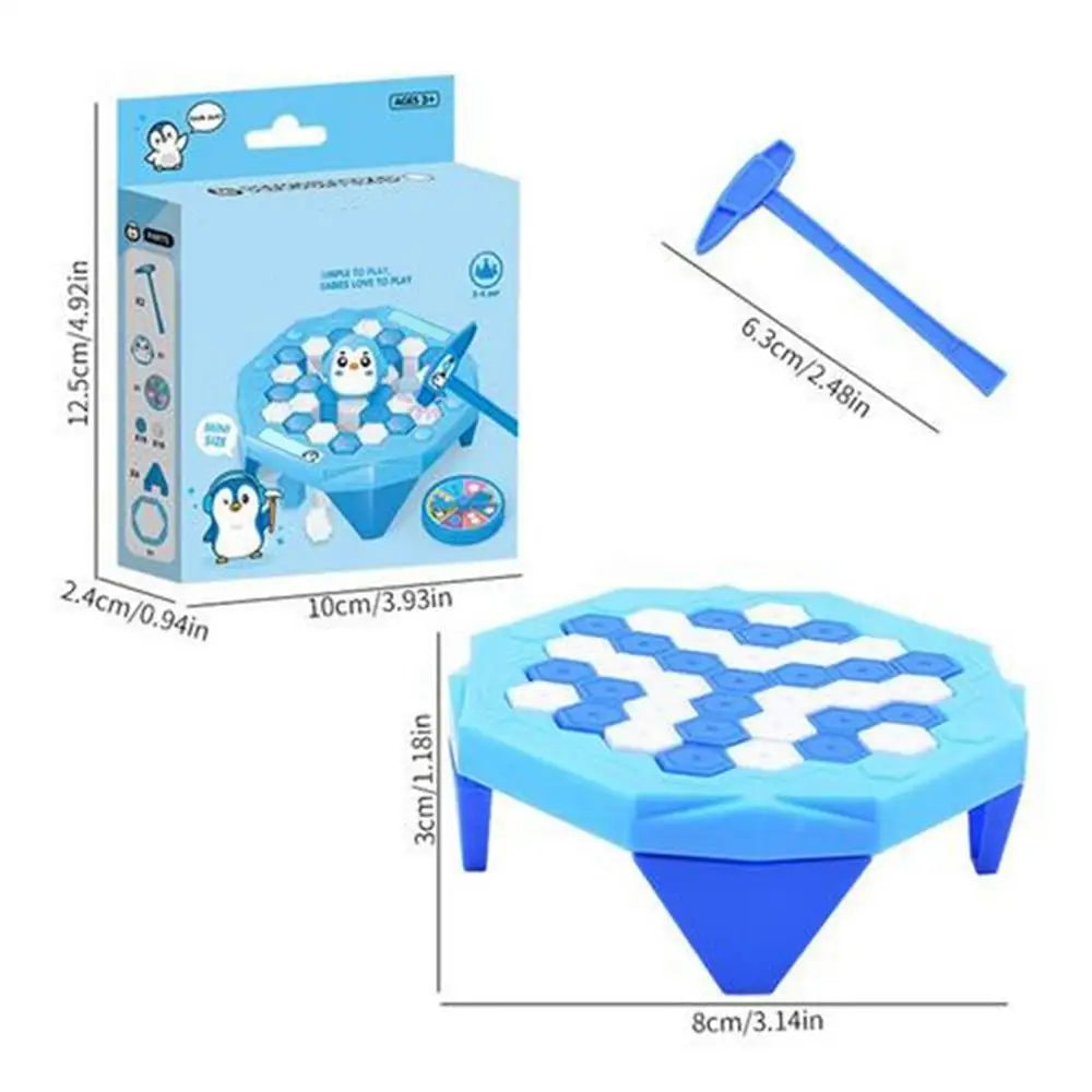 Save Penguin Knocking Ice Toy Ice Breaker Knocking And Disassembling Wall Board Game Novelty family Game Interactive Toy Oasis Select Random