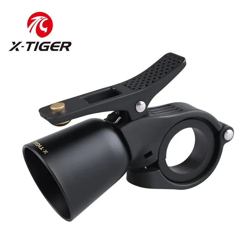 X-TIGER Bicycle Bell Ring Classical Stainless Handlebar Bell Safety Warning Bicycle Horn Crisp Sound Cycling Accessories Oasis Select black