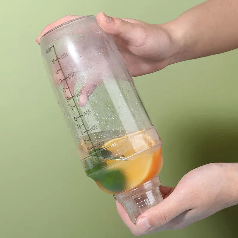 350ml/500ml/700ml/1000ml Plastic Cocktail Shaker Martini Hand Shaker Cup with Scales Milk Tea Wine Drink Shaker Mixer Bar Tools Oasis Select