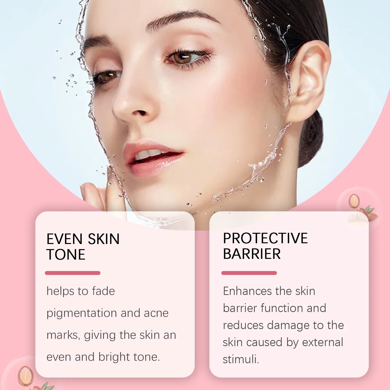 60Pcs Hyaluronic Acid Capsules Essence Moisturizing Brightening Even Skin Tone Niacinamide Whitening Serum Capsule Face Care Oasis Select
