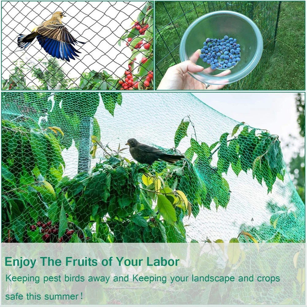 5/10M Green Anti Bird Netting Garden Plant Protection Net Climbing Support Fruit Vegetables Protective Net Pest Control Supplies Oasis Select