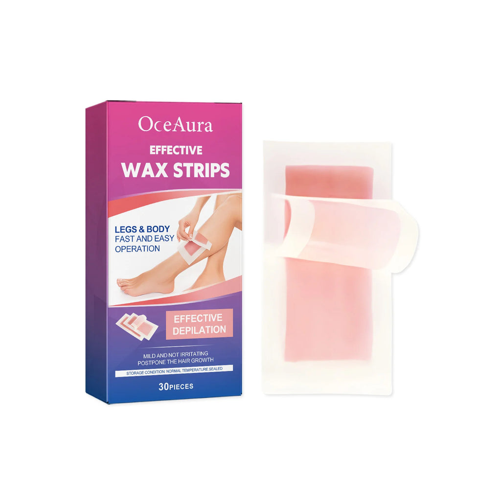 Hair Removal Wax Strips Painless Bikini Chin Upper Toes Legs Underarm Arm Depilation Patch Summer Unisex Facial Body Beauty Tool Oasis Select Rose